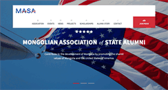 Desktop Screenshot of masa.org.mn